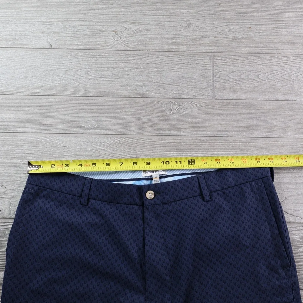 Peter Millar Carrboro Skull Performance Short Men's 35 All Over Print Golf